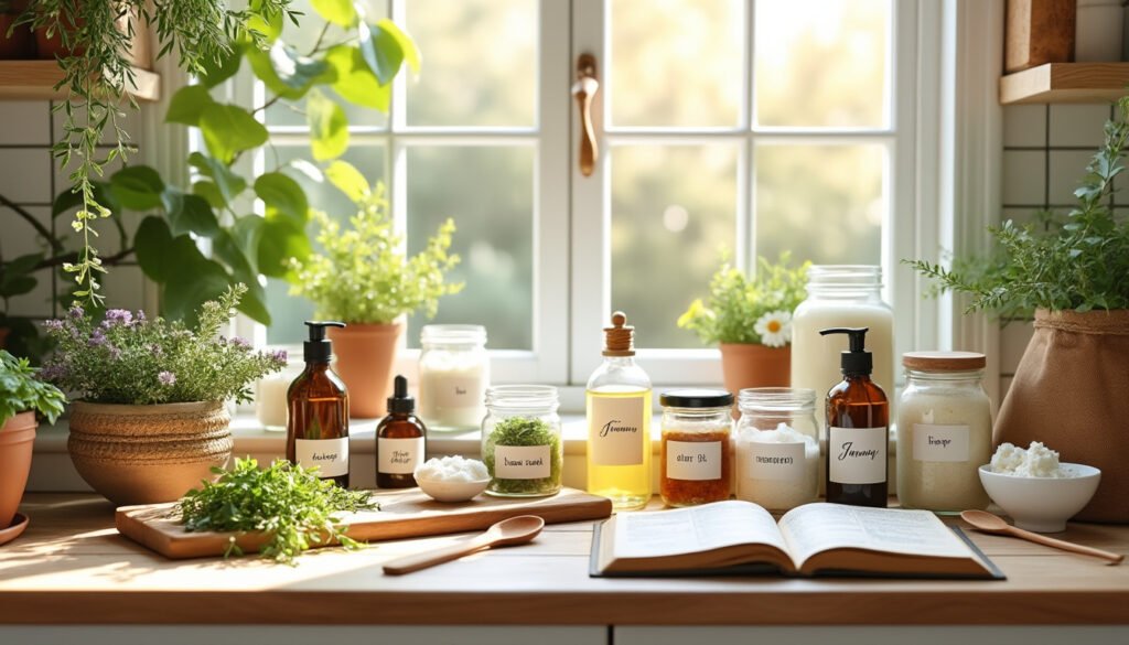 découvrez comment fabriquer facilement vos propres produits de beauté à la maison grâce à des recettes simples et naturelles. apprenez à créer des soins personnalisés pour votre peau et vos cheveux tout en réduisant votre impact environnemental.